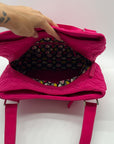 Vera Bradley Pink Fabric Quilted Shoulder Bag