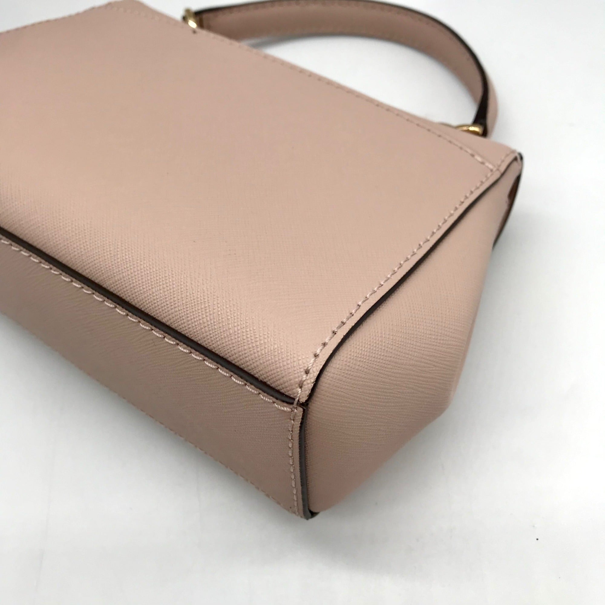 Michael Kors Soft Pink Saffiano Leather Ava Convertible Satchel