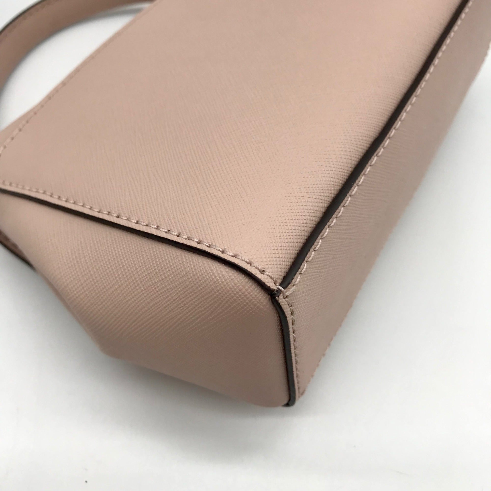 Michael Kors Soft Pink Saffiano Leather Ava Convertible Satchel