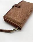 The Sak Iris Embossed Leather Smartphone Crossbody -NWT