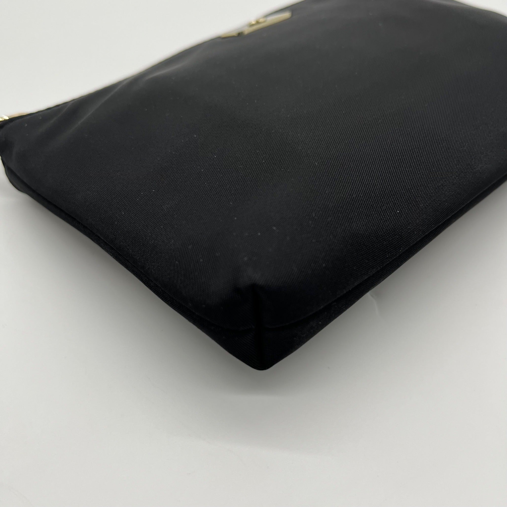 Kate Spade Black Nylon Double Zip Wristlet