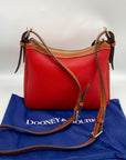 Dooney & Bourke Pebble Grain Red Presley Crossbody