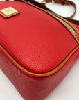 Dooney & Bourke Pebble Grain Red Presley Crossbody