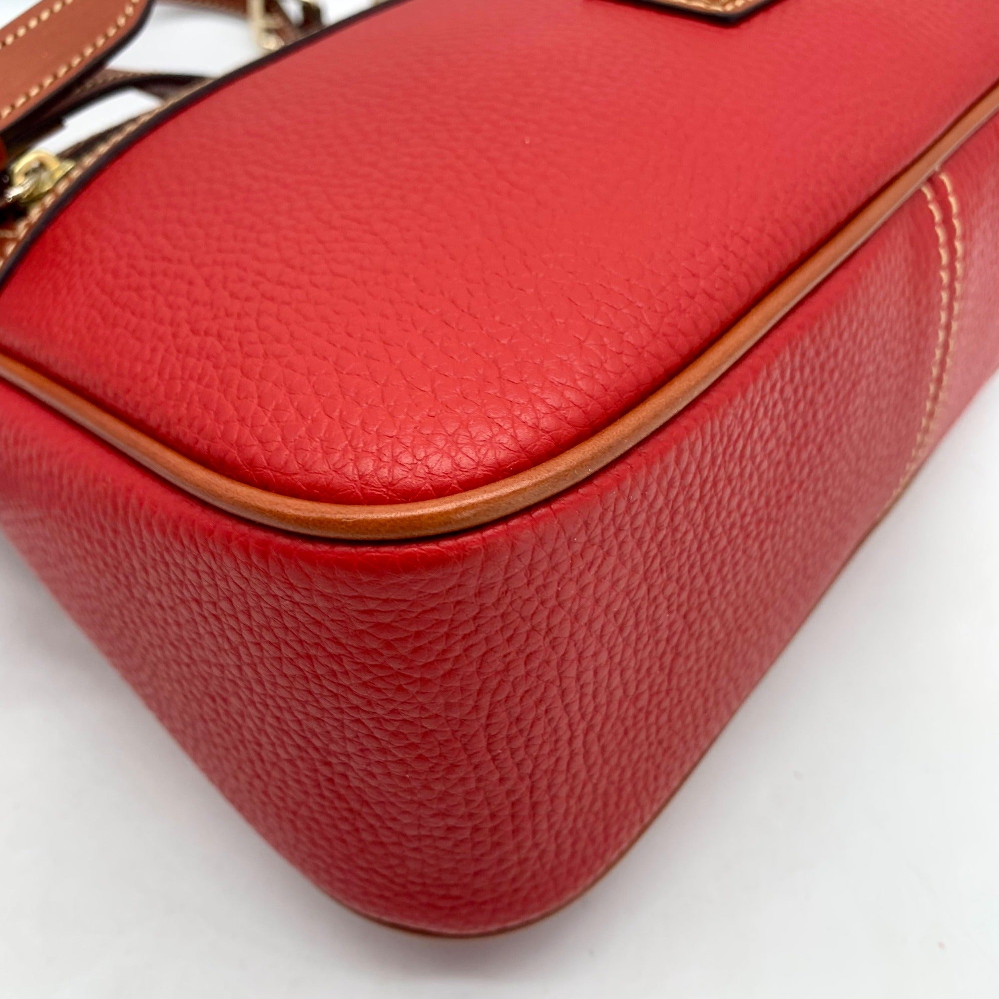 Dooney &amp; Bourke Pebble Grain Red Presley Crossbody