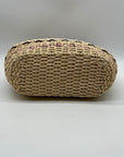 Brighton Tan Woven Straw Shoulder Bag