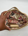 Brighton Tan Woven Straw Shoulder Bag