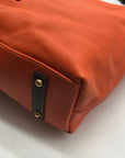 Dooney & Bourke Orange Leather O- Ring Hobo Bag