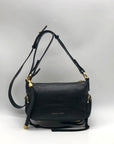 Rebecca Minkoff Black Pebbled Leather Crossbody Bag
