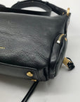 Rebecca Minkoff Black Pebbled Leather Crossbody Bag