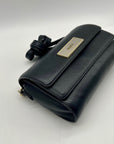 DKNY Black Leather Crossbody Bag