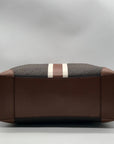 Michael Kors Brown Signature Coated Canvas Tote Bag