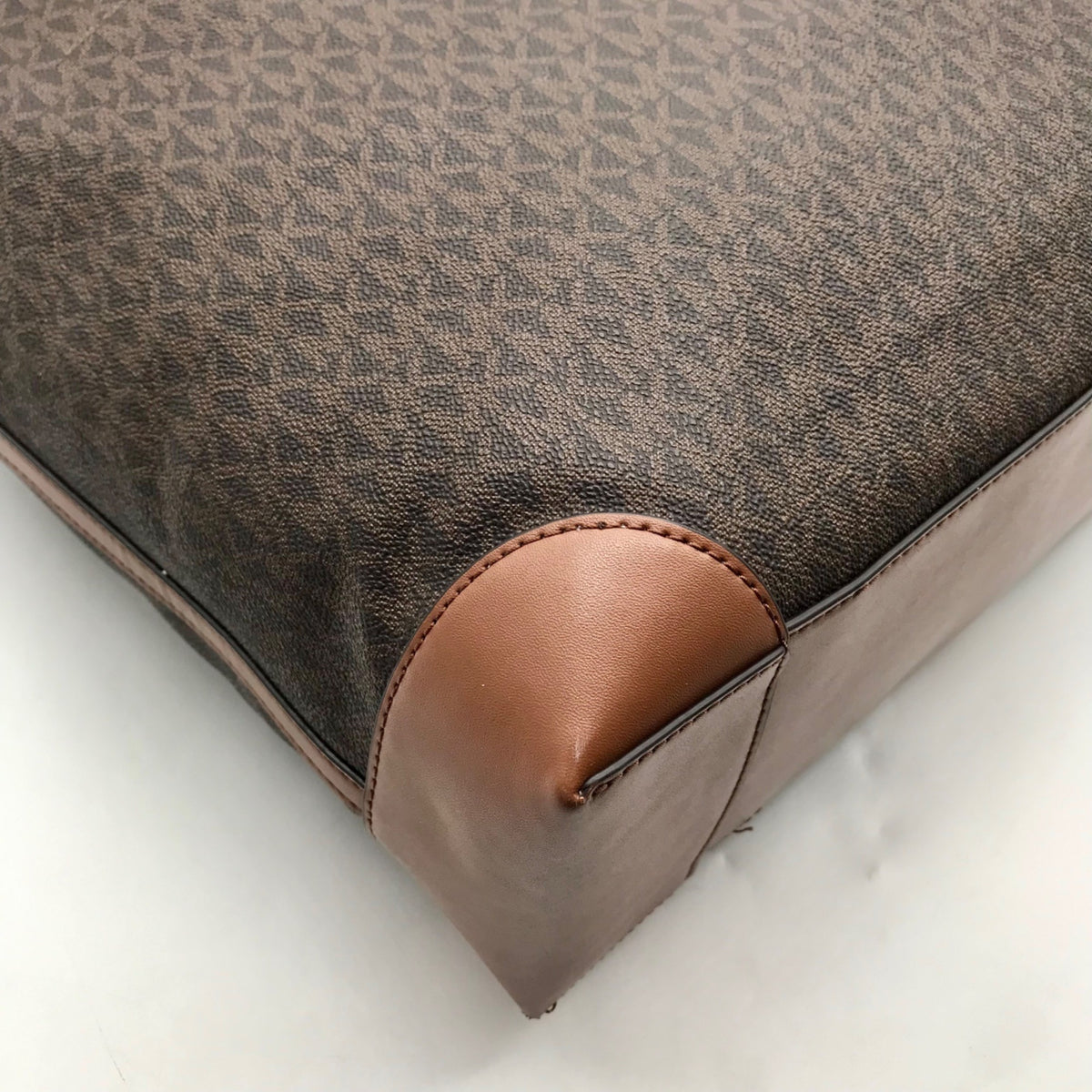 Michael Kors Brown Signature Coated Canvas Tote Bag