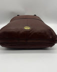 Fossil Brown Explorer Foldover Crossbody Bag
