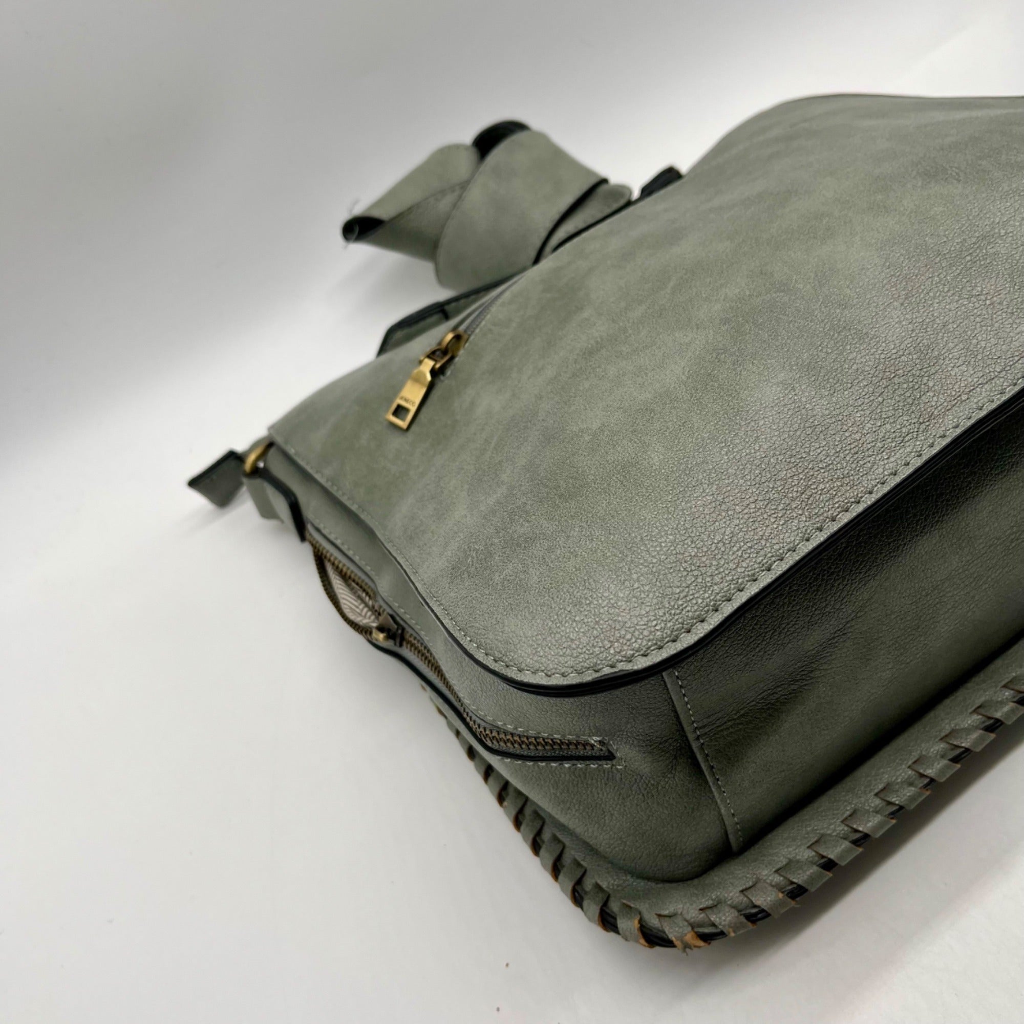 Jen and Co Grey Hobo Style Shoulder Bag