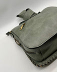 Jen and Co Grey Hobo Style Shoulder Bag