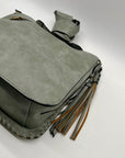 Jen and Co Grey Hobo Style Shoulder Bag
