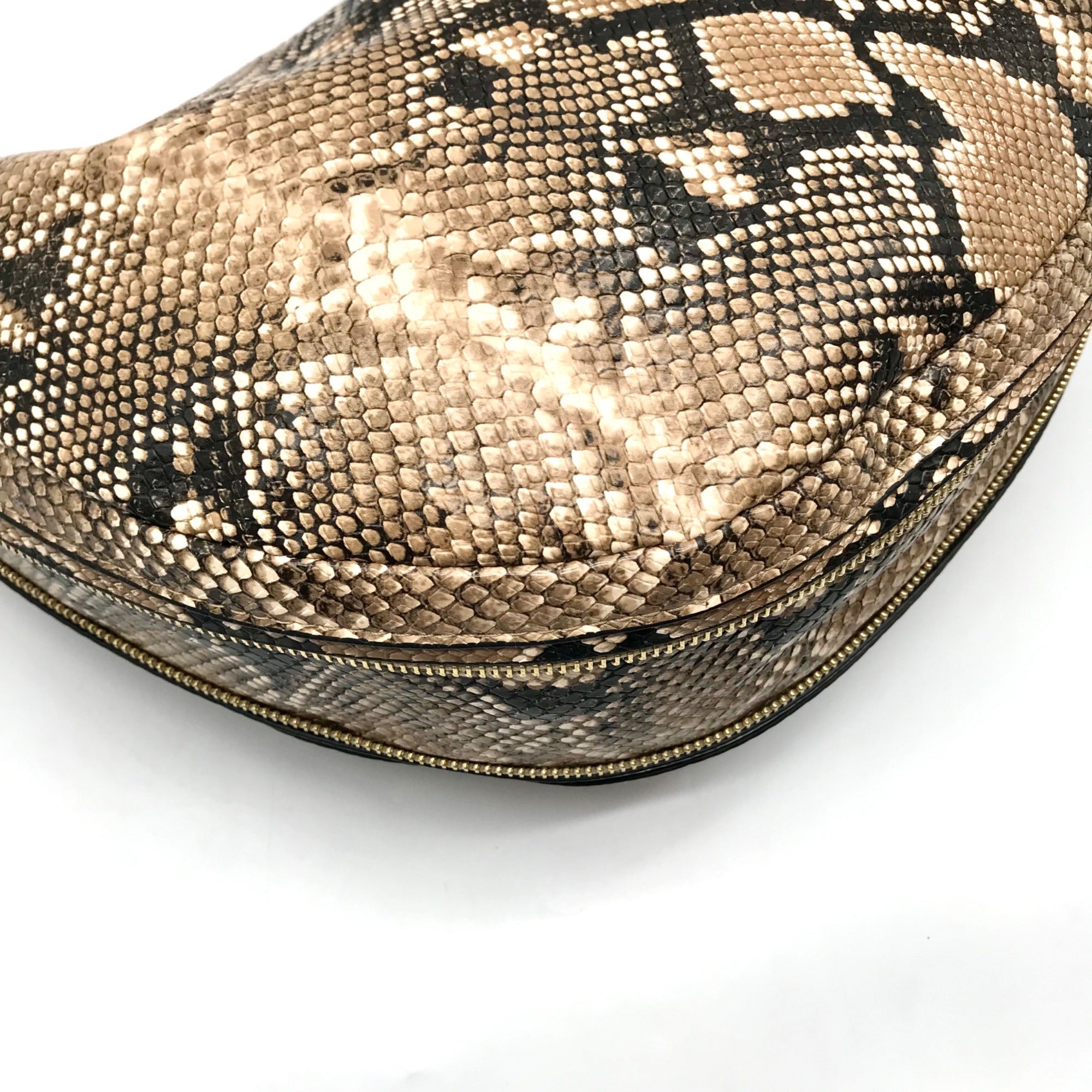 I.N.C. International Concepts Camel Snake Embossed Crossbody Bag