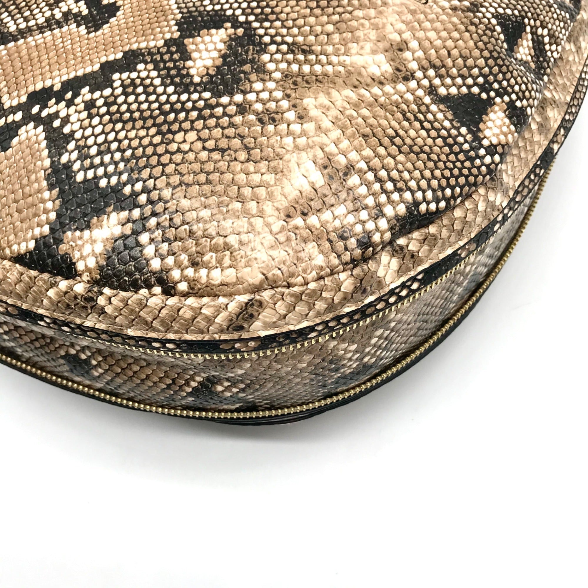 I.N.C. International Concepts Camel Snake Embossed Crossbody Bag