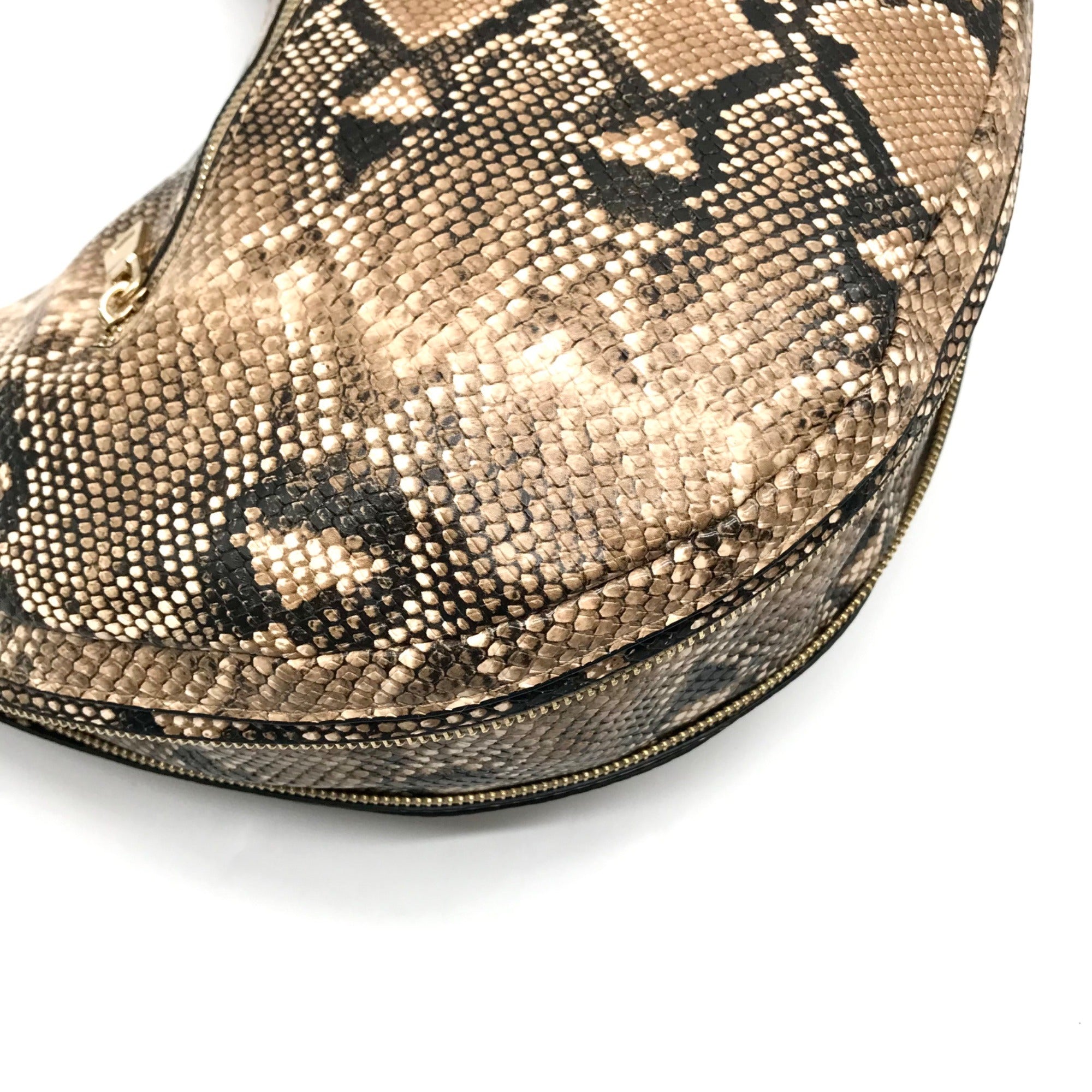 I.N.C. International Concepts Camel Snake Embossed Crossbody Bag