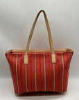 Coach Legacy Weekend Ticking Stripe Tote Bag 23108