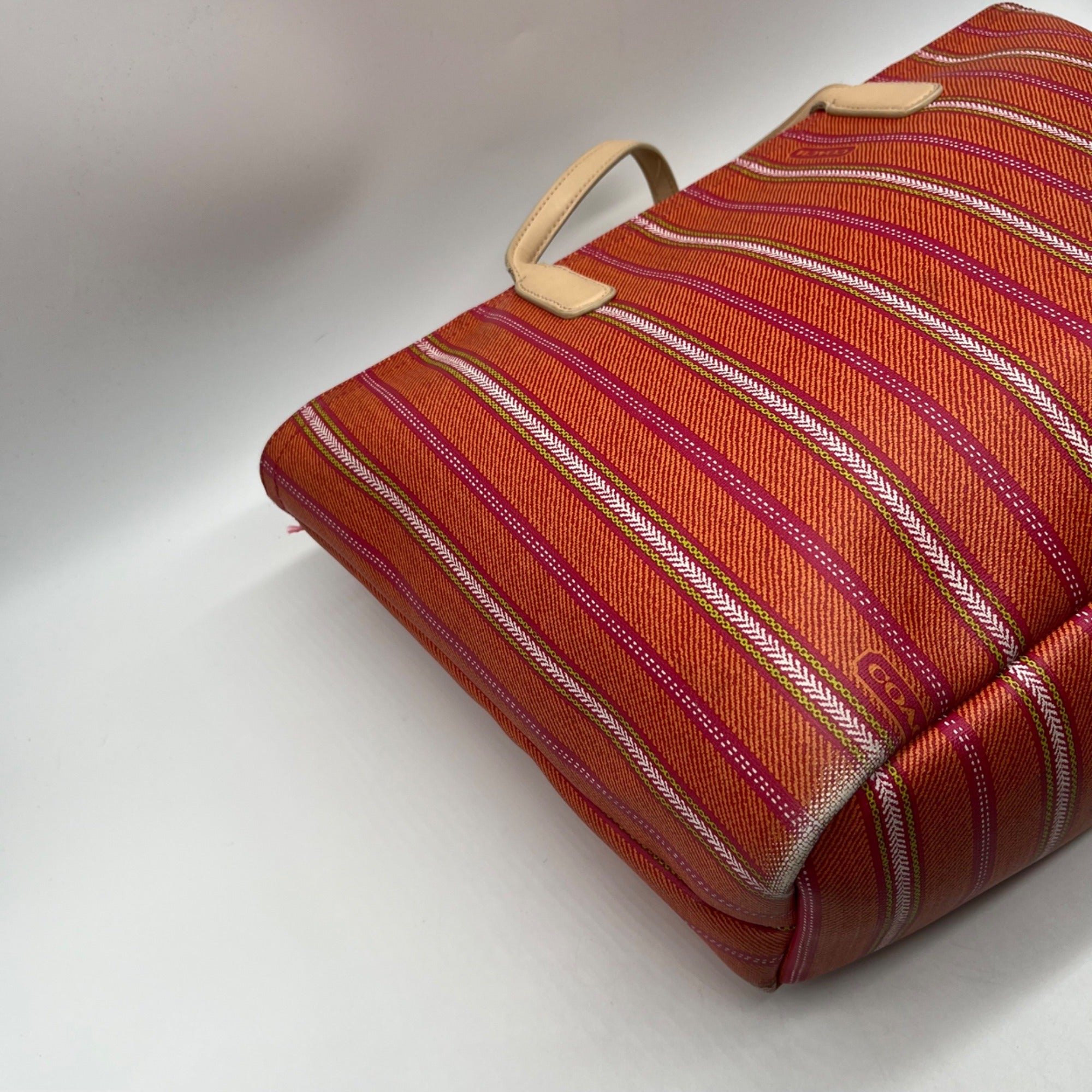 Coach Legacy Weekend Ticking Stripe Tote Bag 23108