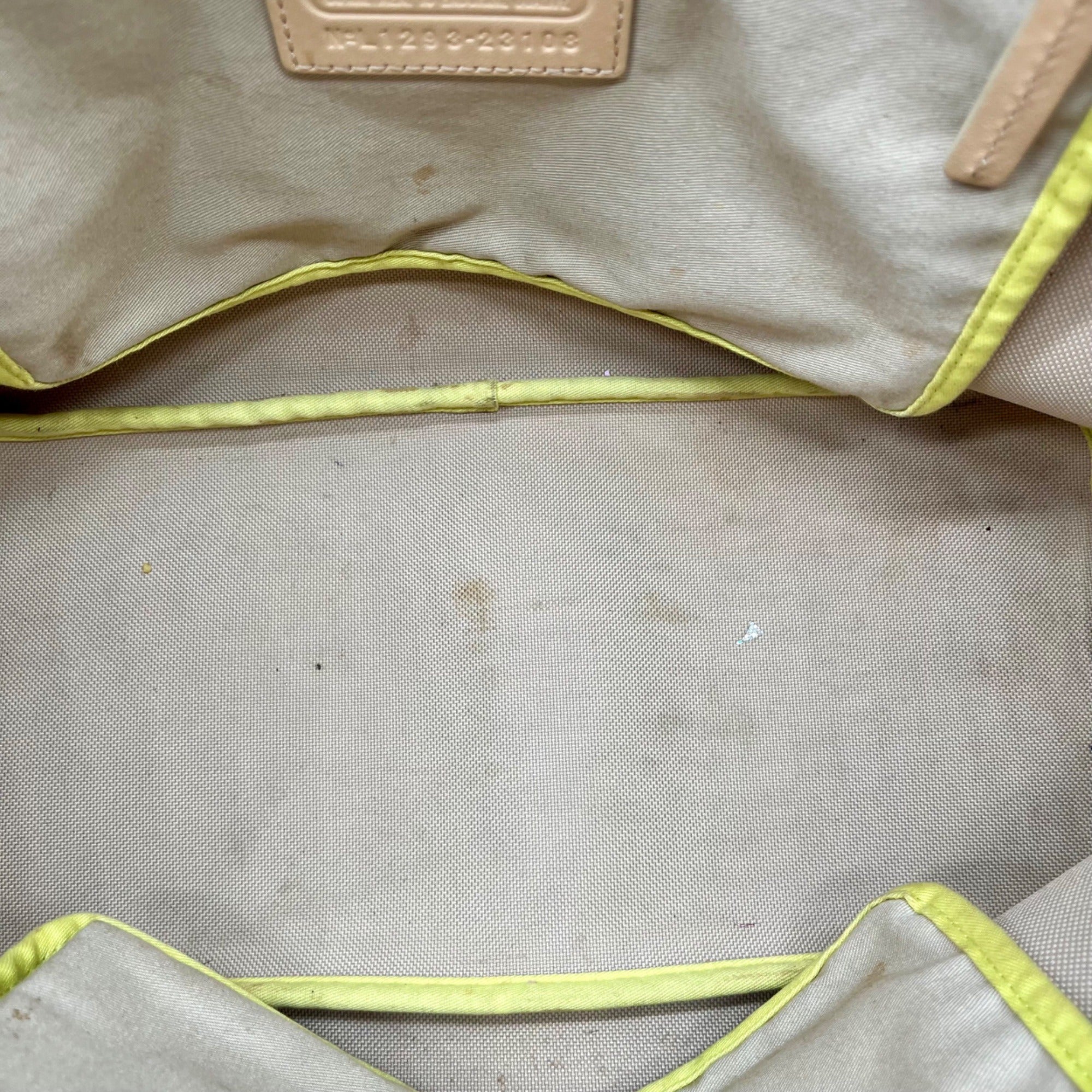 Coach Legacy Weekend Ticking Stripe Tote Bag 23108