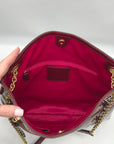 Coach Crimson Patent Leather Poppy Convertible Shoulder Bag 21583