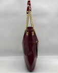 Coach Crimson Patent Leather Poppy Convertible Shoulder Bag 21583