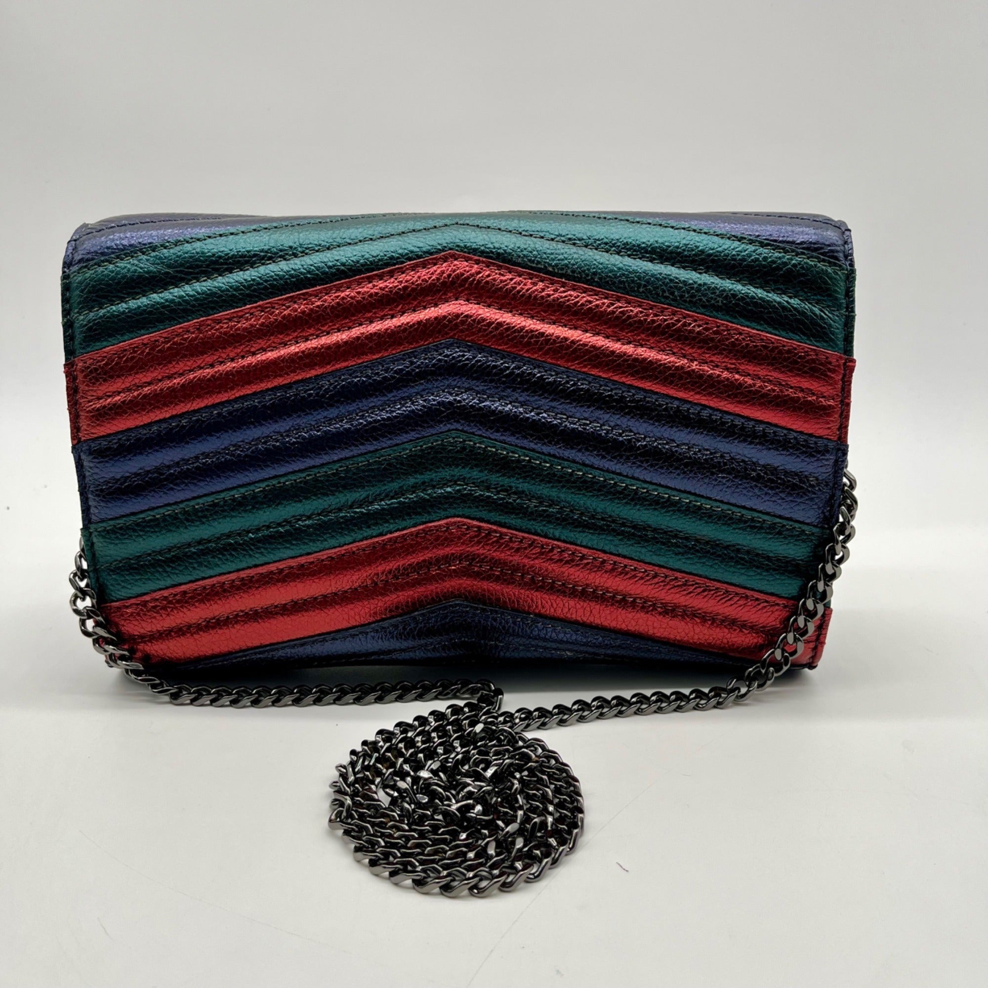 Ted Baker Multi Colored Pebbled Leather Crossbody