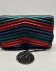 Ted Baker Multi Colored Pebbled Leather Crossbody