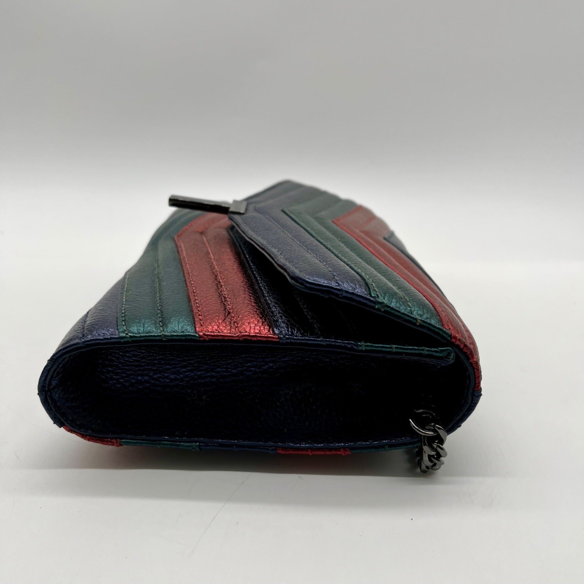 Ted Baker Multi Colored Pebbled Leather Crossbody