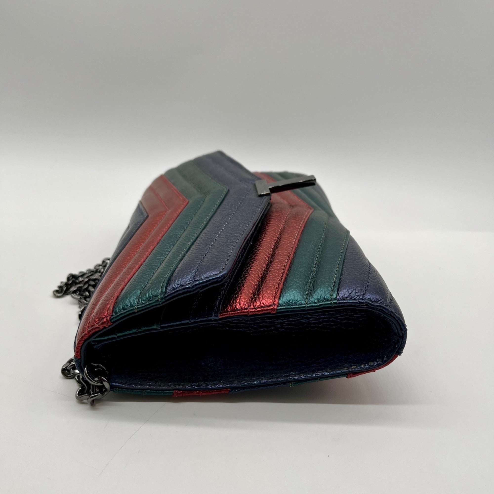 Ted Baker Multi Colored Pebbled Leather Crossbody