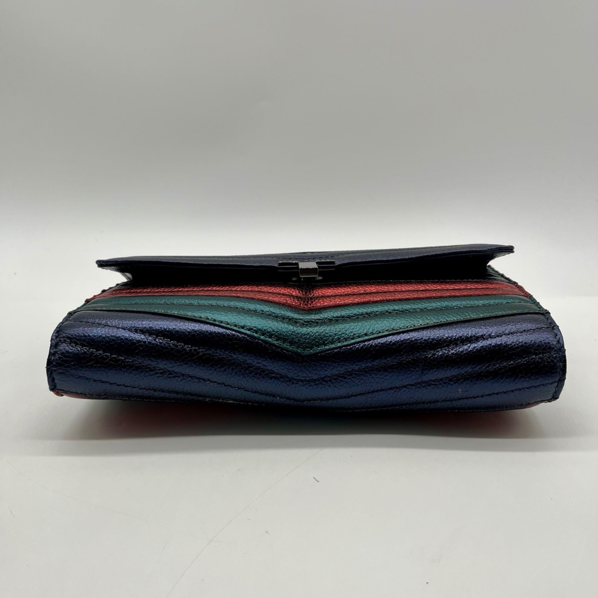 Ted Baker Multi Colored Pebbled Leather Crossbody
