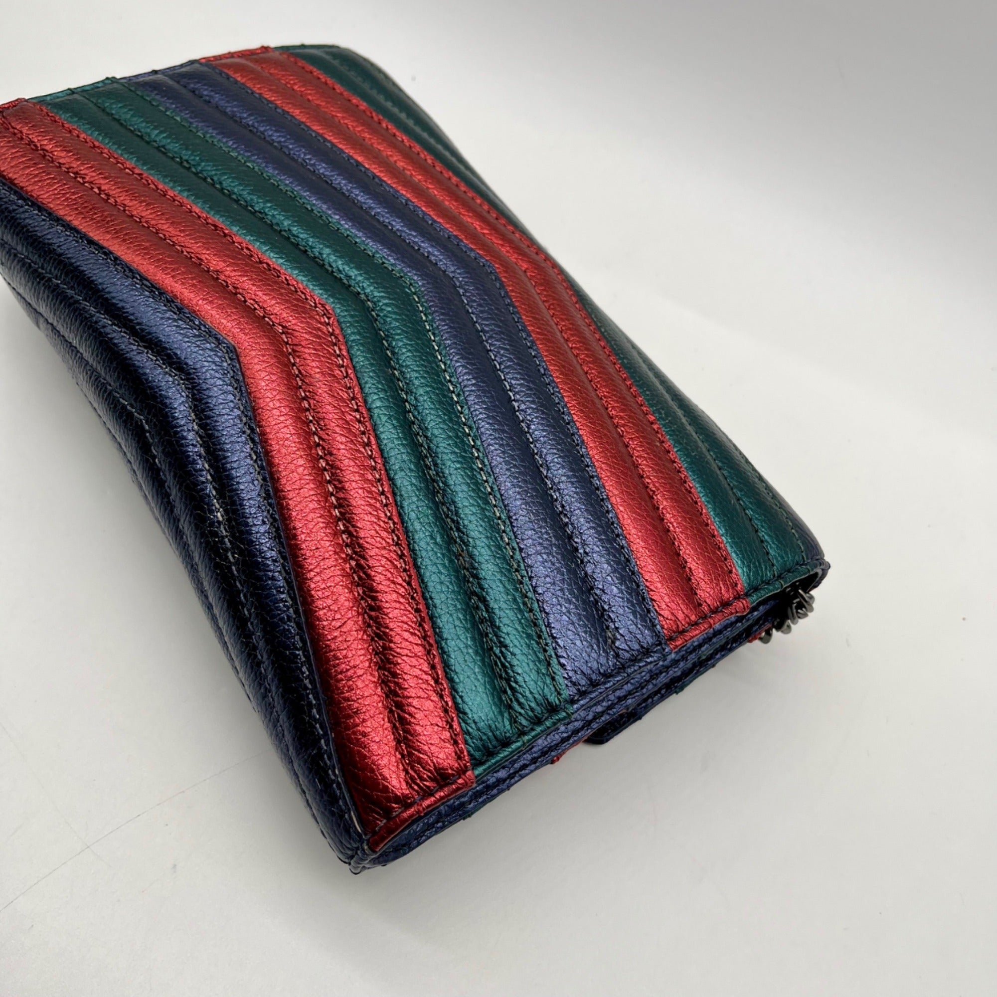 Ted Baker Multi Colored Pebbled Leather Crossbody