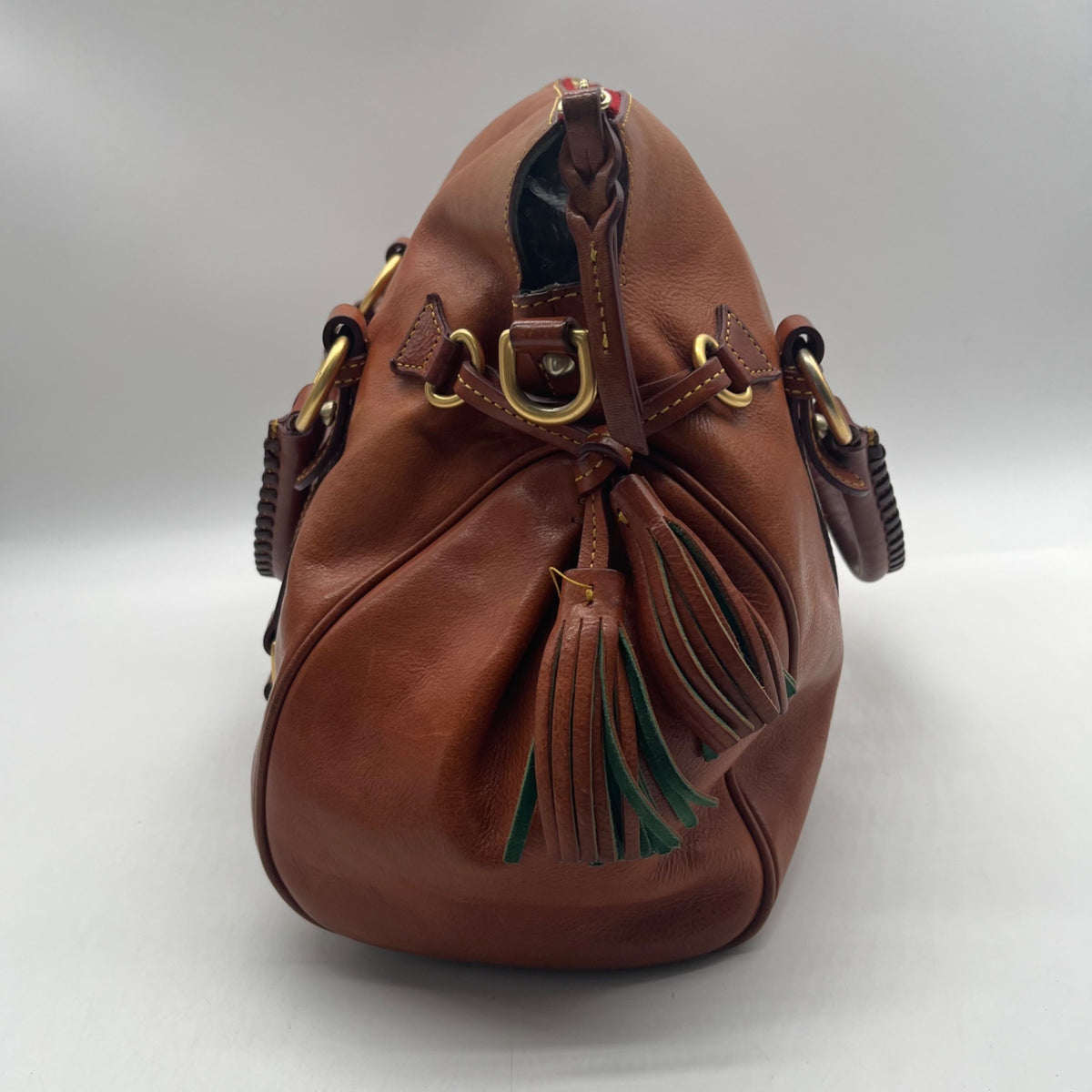 Dooney &amp; Bourke Brown Florentine Vachetta Leather Satchel bag
