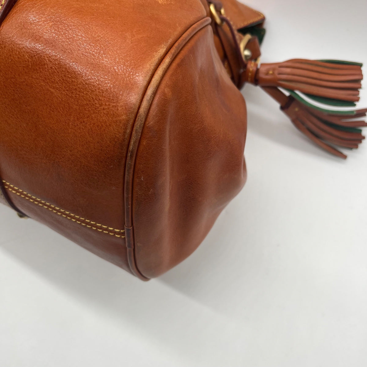 Dooney &amp; Bourke Brown Florentine Vachetta Leather Satchel bag