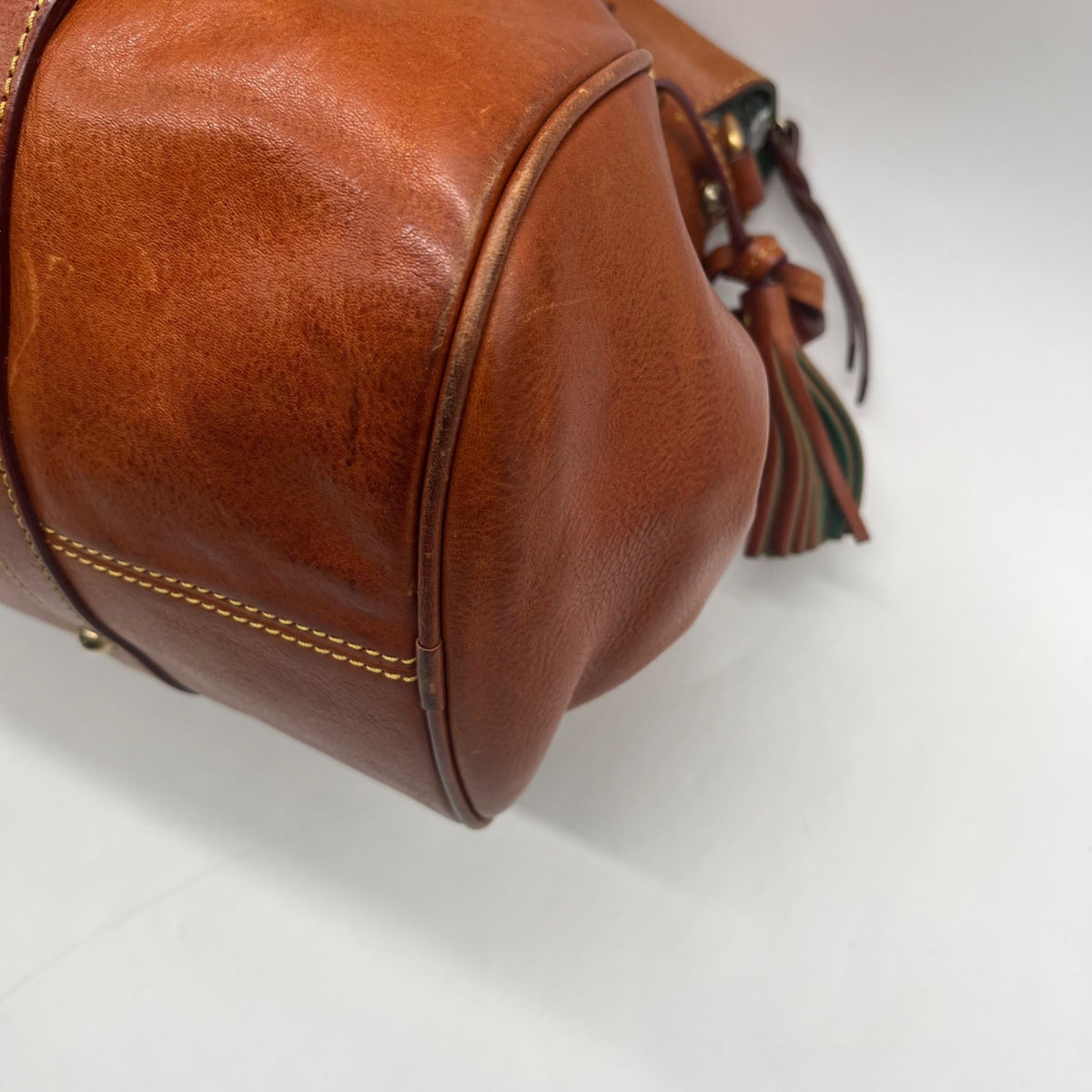 Dooney &amp; Bourke Brown Florentine Vachetta Leather Satchel bag