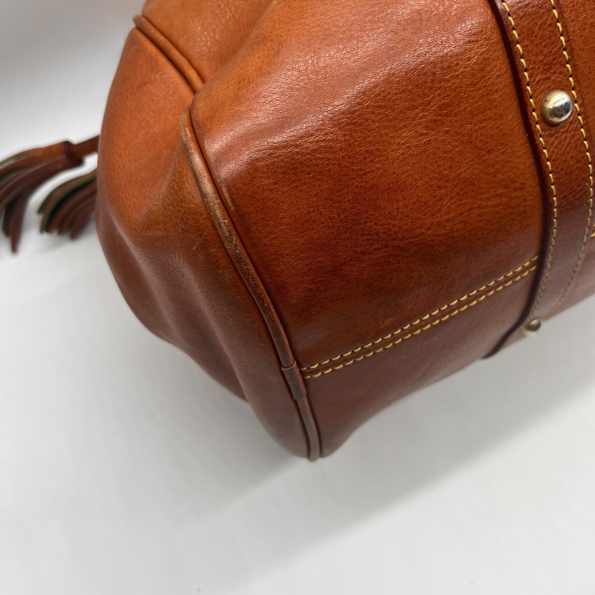 Dooney &amp; Bourke Brown Florentine Vachetta Leather Satchel bag