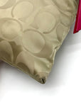 Coach Cream & Beige Monogram Nylon Legacy Weekend Crossbody 24861