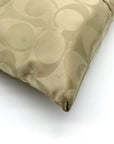 Coach Cream & Beige Monogram Nylon Legacy Weekend Crossbody 24861