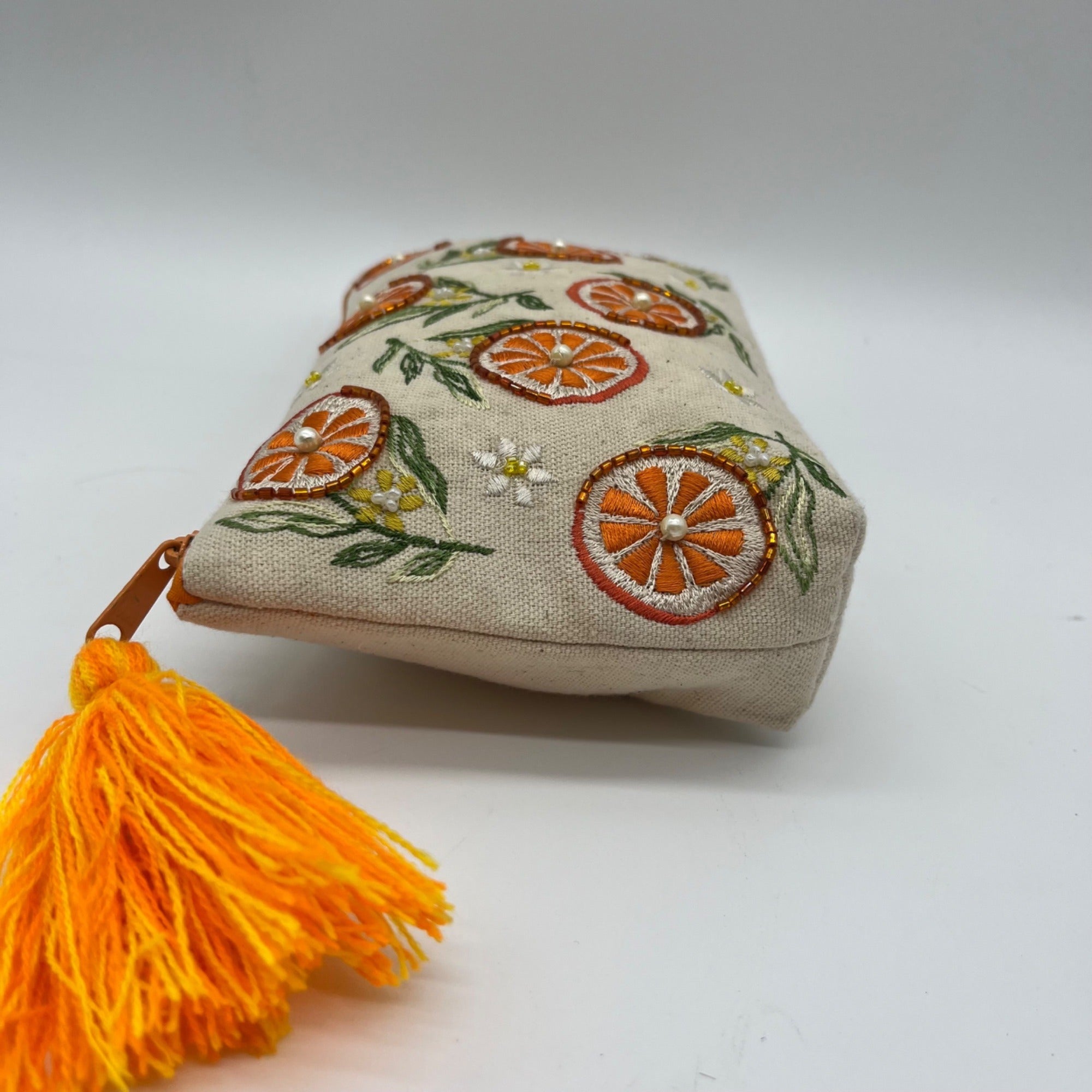MMs Brands Beige &amp; Orange Bag