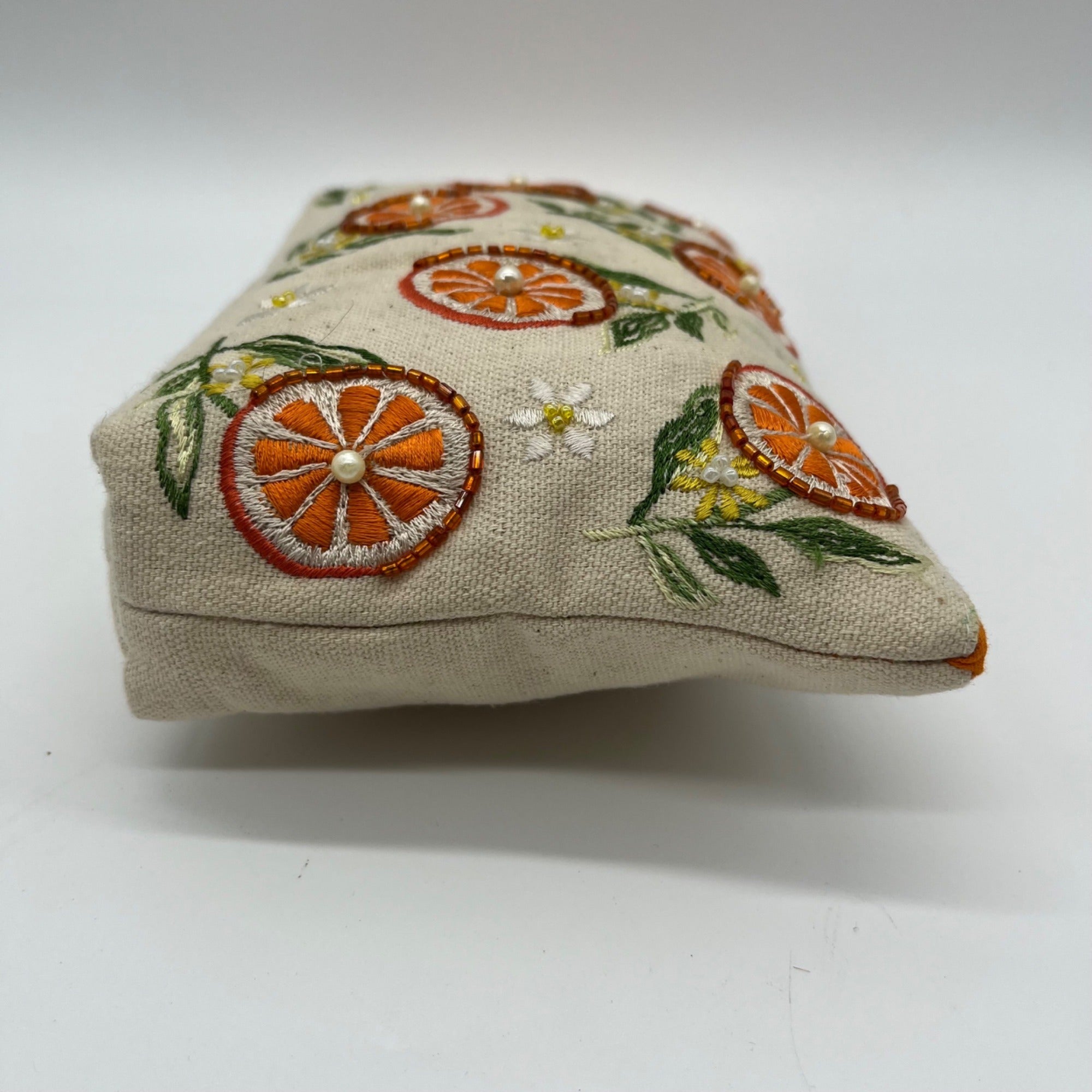 MMs Brands Beige &amp; Orange Bag