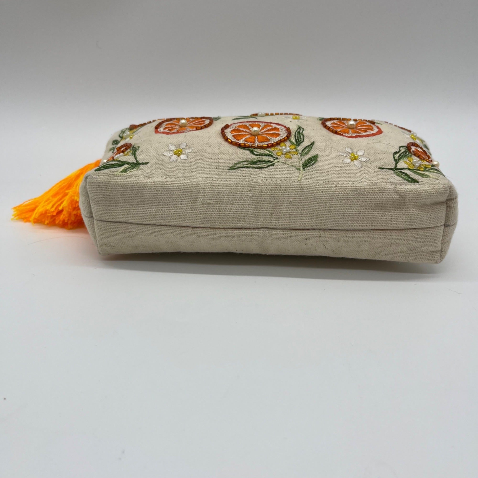 MMs Brands Beige &amp; Orange Bag
