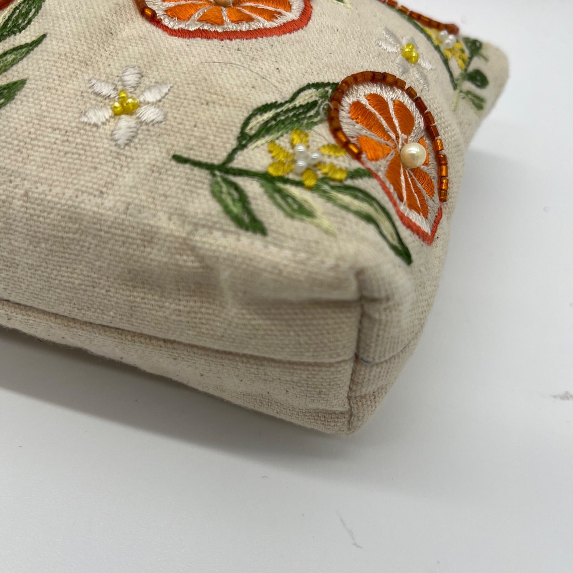 MMs Brands Beige &amp; Orange Bag