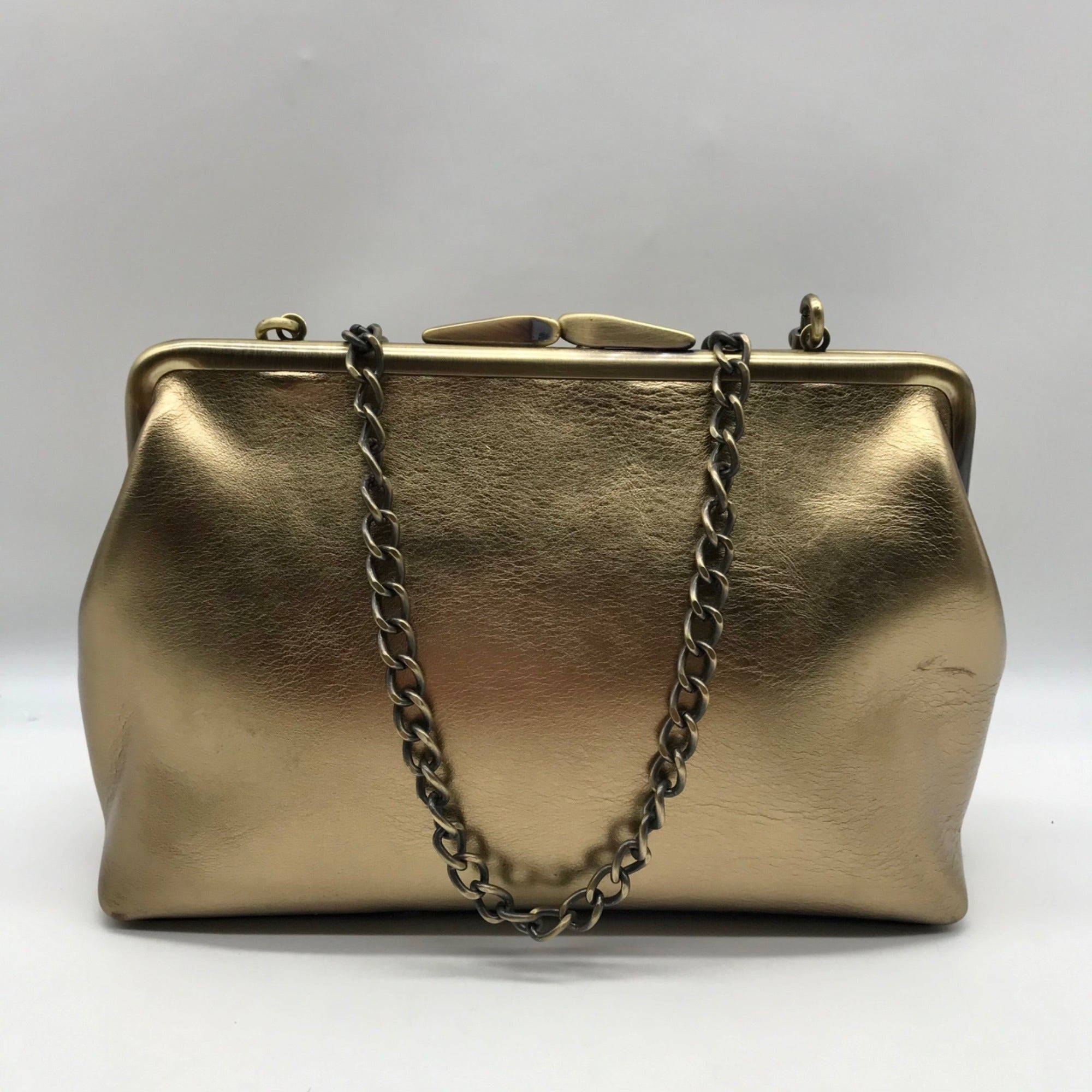 Patricia Nash Gold Frame Crossbody Clutch Bag