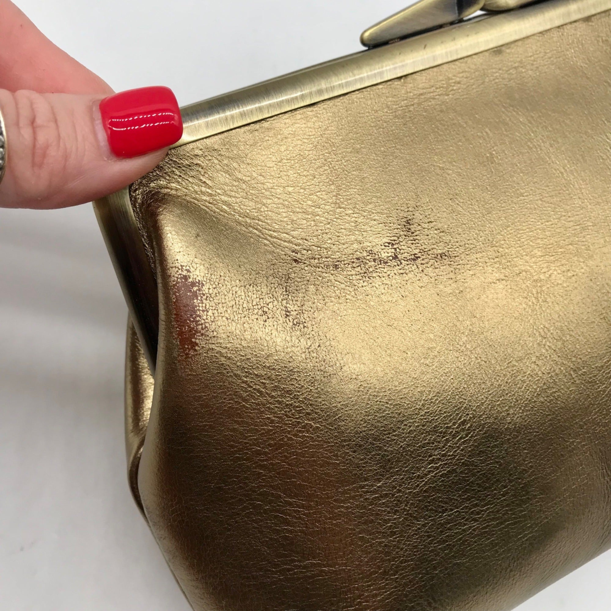 Patricia Nash Gold Frame Crossbody Clutch Bag