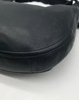 Michael Kors Black Pebbled Leather Lydia Hobo Tote Bag