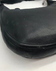 Michael Kors Black Pebbled Leather Lydia Hobo Tote Bag