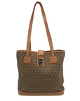 Dooney & Bourke Tan & Brown Monogram Canvas Vintage Tote