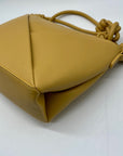 MMS Beige Leather Crossbody Bag